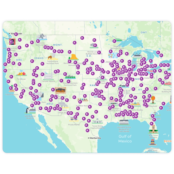 Discover 15,000+ overnight RV parking locations